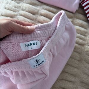 NWT PARKE Birthday Sprinkle Pink Sweatpants